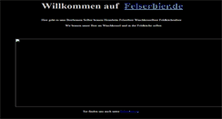 Desktop Screenshot of felserbier.de